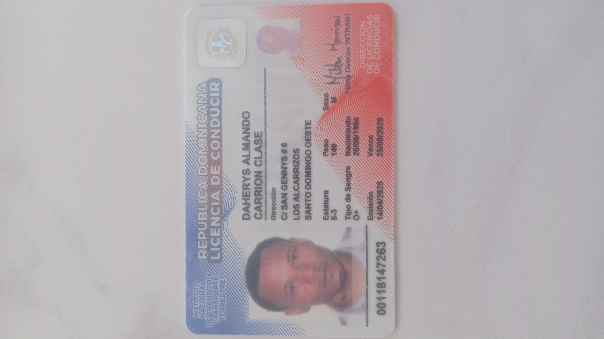 Daherys Almando Carrion clase