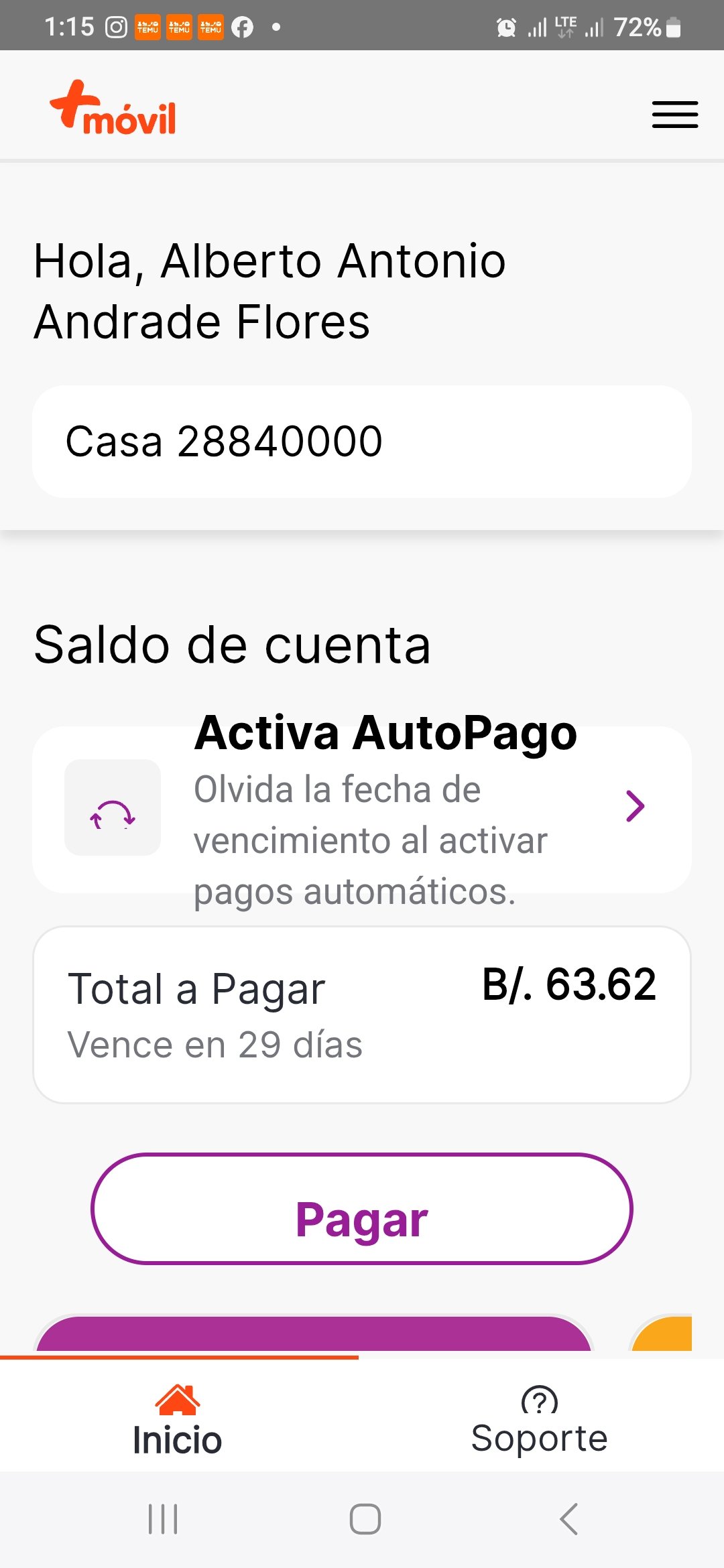 Alberto Antonio  Andrade Flores